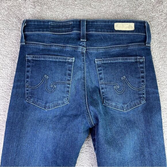 Ag Adriano Goldschmied Farrah Jeans Women's 26 Blue Skinny Ankle Dark Denim - Picture 3 of 12